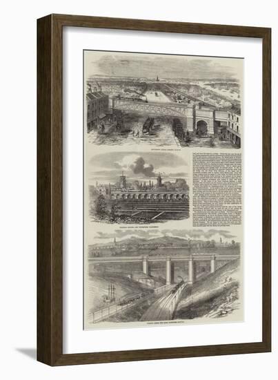 The Camden Town Railway-null-Framed Giclee Print
