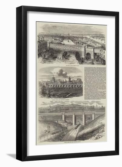 The Camden Town Railway-null-Framed Giclee Print