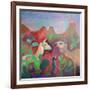 The Camel and the Llama-Iria Fernandez Alvarez-Framed Art Print