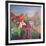 The Camel and the Llama-Iria Fernandez Alvarez-Framed Art Print