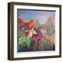 The Camel and the Llama-Iria Fernandez Alvarez-Framed Art Print