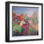 The Camel and the Llama-Iria Fernandez Alvarez-Framed Art Print