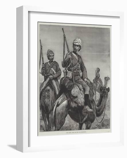 The Camel Corps for the Nile Expedition-Richard Caton Woodville II-Framed Giclee Print
