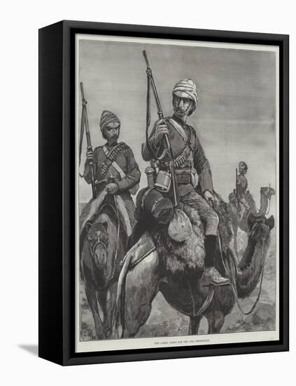 The Camel Corps for the Nile Expedition-Richard Caton Woodville II-Framed Stretched Canvas