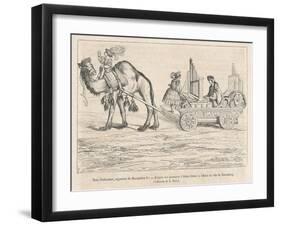 The Camel-Drawn Travelling Organ of Hans Hoffhaimer Organist to the Emperor Maximilian 1st-null-Framed Art Print