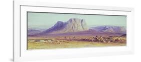 The Camel Train, Condessi, Mount Sinai, 1848-Edward Lear-Framed Giclee Print