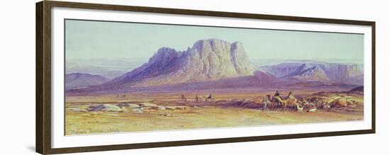 The Camel Train, Condessi, Mount Sinai, 1848-Edward Lear-Framed Giclee Print