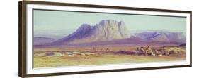 The Camel Train, Condessi, Mount Sinai, 1848-Edward Lear-Framed Giclee Print