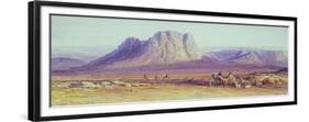 The Camel Train, Condessi, Mount Sinai, 1848-Edward Lear-Framed Giclee Print