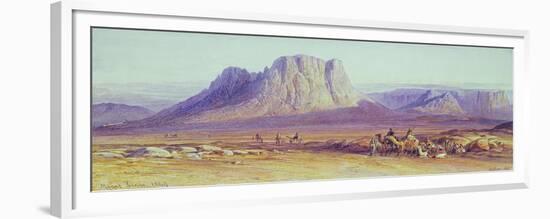 The Camel Train, Condessi, Mount Sinai, 1848-Edward Lear-Framed Giclee Print