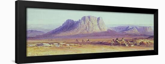 The Camel Train, Condessi, Mount Sinai, 1848-Edward Lear-Framed Premium Giclee Print