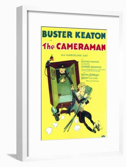 The Cameraman, 1928-null-Framed Art Print