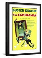 The Cameraman, 1928-null-Framed Art Print