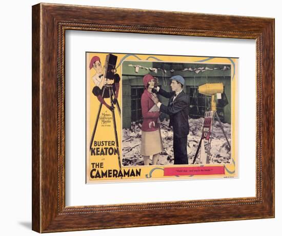 The Cameraman, 1928-null-Framed Art Print