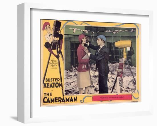 The Cameraman, 1928-null-Framed Art Print