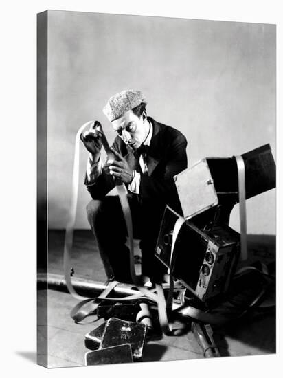 The Cameraman, Buster Keaton, 1928-null-Stretched Canvas