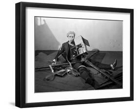 The Cameraman, Buster Keaton, 1928-null-Framed Photo