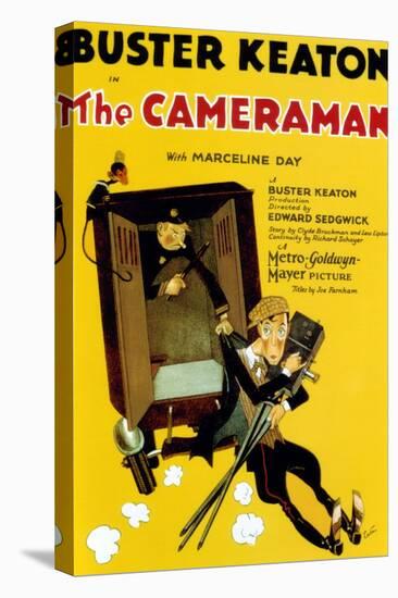 The Cameraman, Buster Keaton, 1928-null-Stretched Canvas