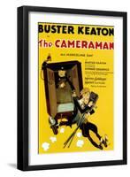 The Cameraman, Buster Keaton, 1928-null-Framed Art Print