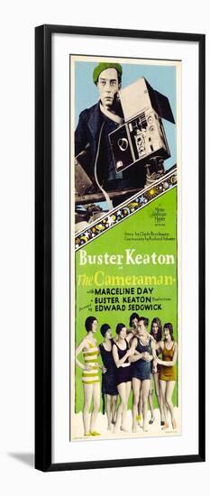 The Cameraman, Buster Keaton, 1928-null-Framed Art Print