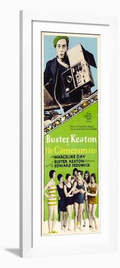 The Cameraman, Buster Keaton, 1928-null-Framed Premium Giclee Print