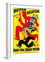 The Cameraman, Buster Keaton, 1928-null-Framed Art Print