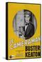 The Cameraman, French Movie Poster, 1928-null-Framed Stretched Canvas