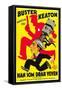 The Cameraman, Spanish Movie Poster, 1928-null-Framed Stretched Canvas