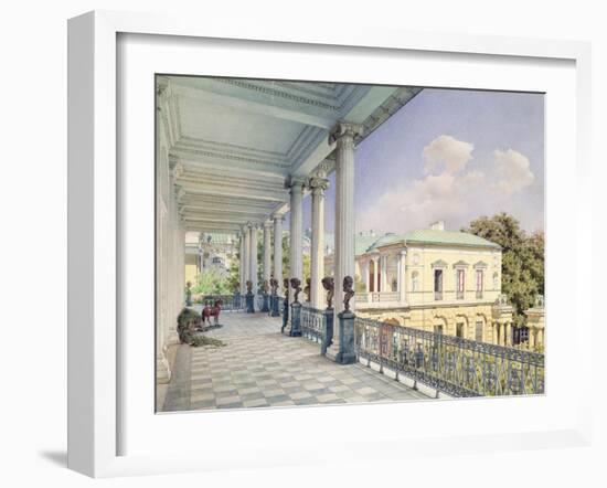 The Cameron Gallery in Tsarskoye Selo, 1859-Luigi Premazzi-Framed Giclee Print