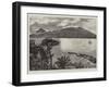 The Cameroons Mountains from Mondole Island-Harry Hamilton Johnston-Framed Giclee Print