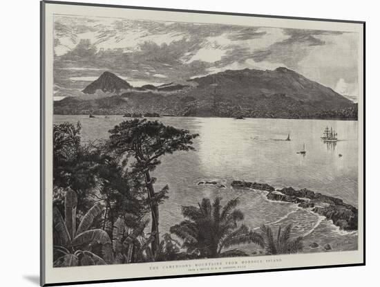 The Cameroons Mountains from Mondole Island-Harry Hamilton Johnston-Mounted Giclee Print