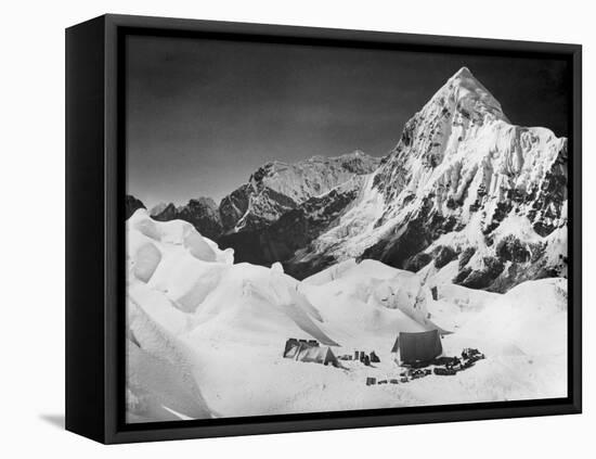 The Camp 2 of the Swiss Expedition-null-Framed Stretched Canvas