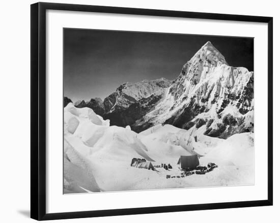 The Camp 2 of the Swiss Expedition-null-Framed Photographic Print