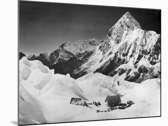 The Camp 2 of the Swiss Expedition-null-Mounted Photographic Print