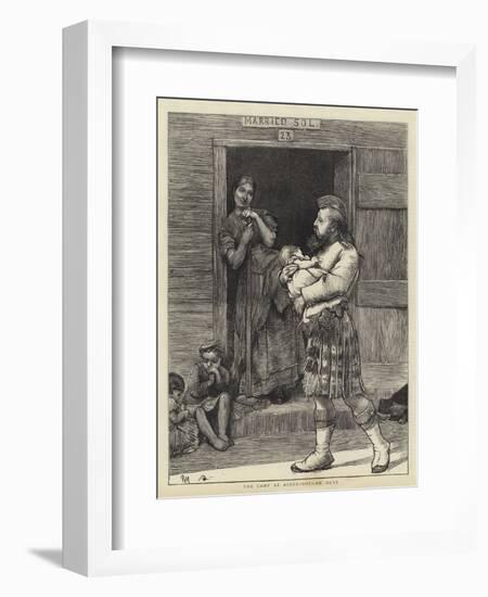 The Camp at Aldershot, on Duty-Robert Walker Macbeth-Framed Giclee Print