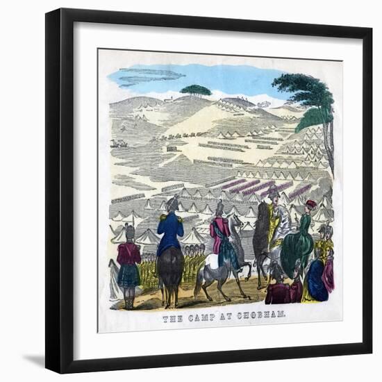The Camp at Chobham, 19th Century-null-Framed Giclee Print