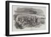 The Camp at Chobham, Arrival of Her Majesty at Magnet Hill-null-Framed Giclee Print