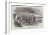 The Camp at Chobham, Arrival of Her Majesty at Magnet Hill-null-Framed Giclee Print