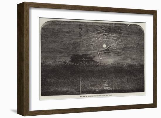 The Camp at Chobham, by Moonlight-null-Framed Giclee Print