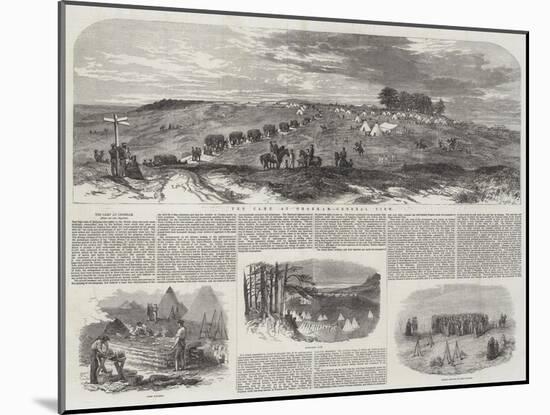 The Camp at Chobham-null-Mounted Giclee Print