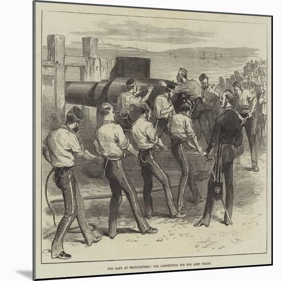 The Camp at Shoeburyness, the Competition for the Army Prizes-null-Mounted Giclee Print
