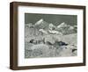 'The Camp below Jongsong La', c1903-Unknown-Framed Photographic Print