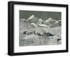 'The Camp below Jongsong La', c1903-Unknown-Framed Photographic Print
