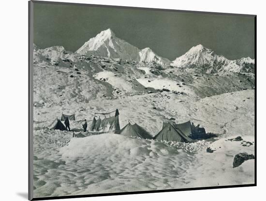 'The Camp below Jongsong La', c1903-Unknown-Mounted Photographic Print