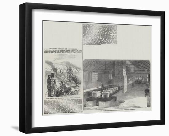 The Camp Cooking at Aldershott-null-Framed Giclee Print