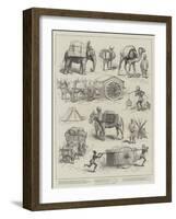 The Camp of Exercise at Delhi-null-Framed Giclee Print