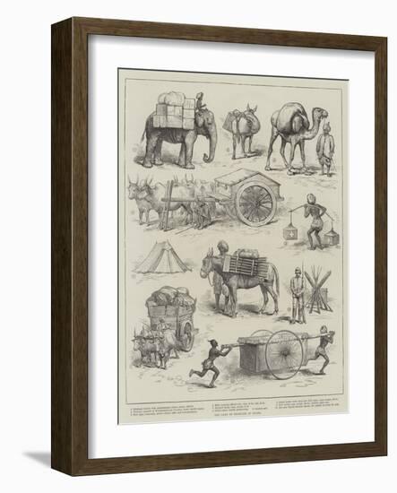 The Camp of Exercise at Delhi-null-Framed Giclee Print