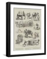 The Camp of Exercise at Delhi-null-Framed Giclee Print