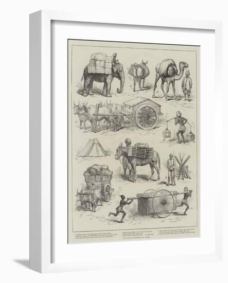 The Camp of Exercise at Delhi-null-Framed Giclee Print