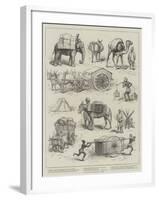 The Camp of Exercise at Delhi-null-Framed Giclee Print